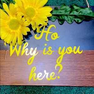 Not your average welcome sign